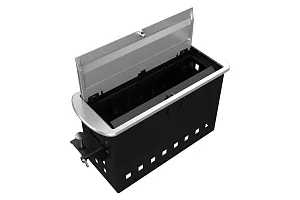 Прямоугольный металлический корпус Wize Pro WRTS-M-8CBOX-S 2