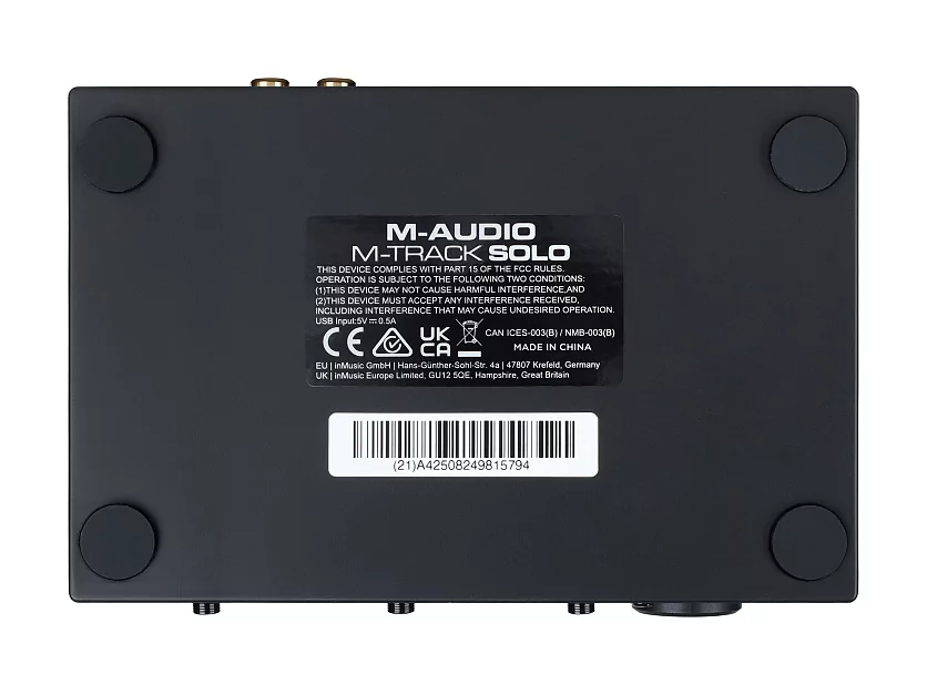 Аудиоинтерфейс USB M-audio M-Track Solo 11