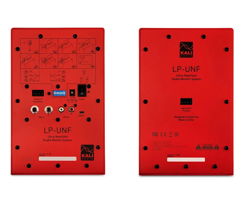Акустическая система (студийный монитор) Kali Audio LP-UNF Red 3