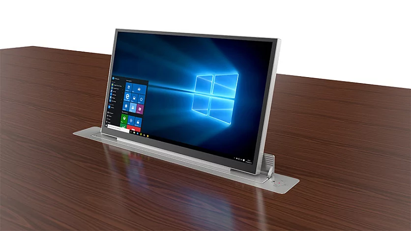 Моторизированный выдвижной монитор Genius Fixed Wize Pro WR-24GF silver 2