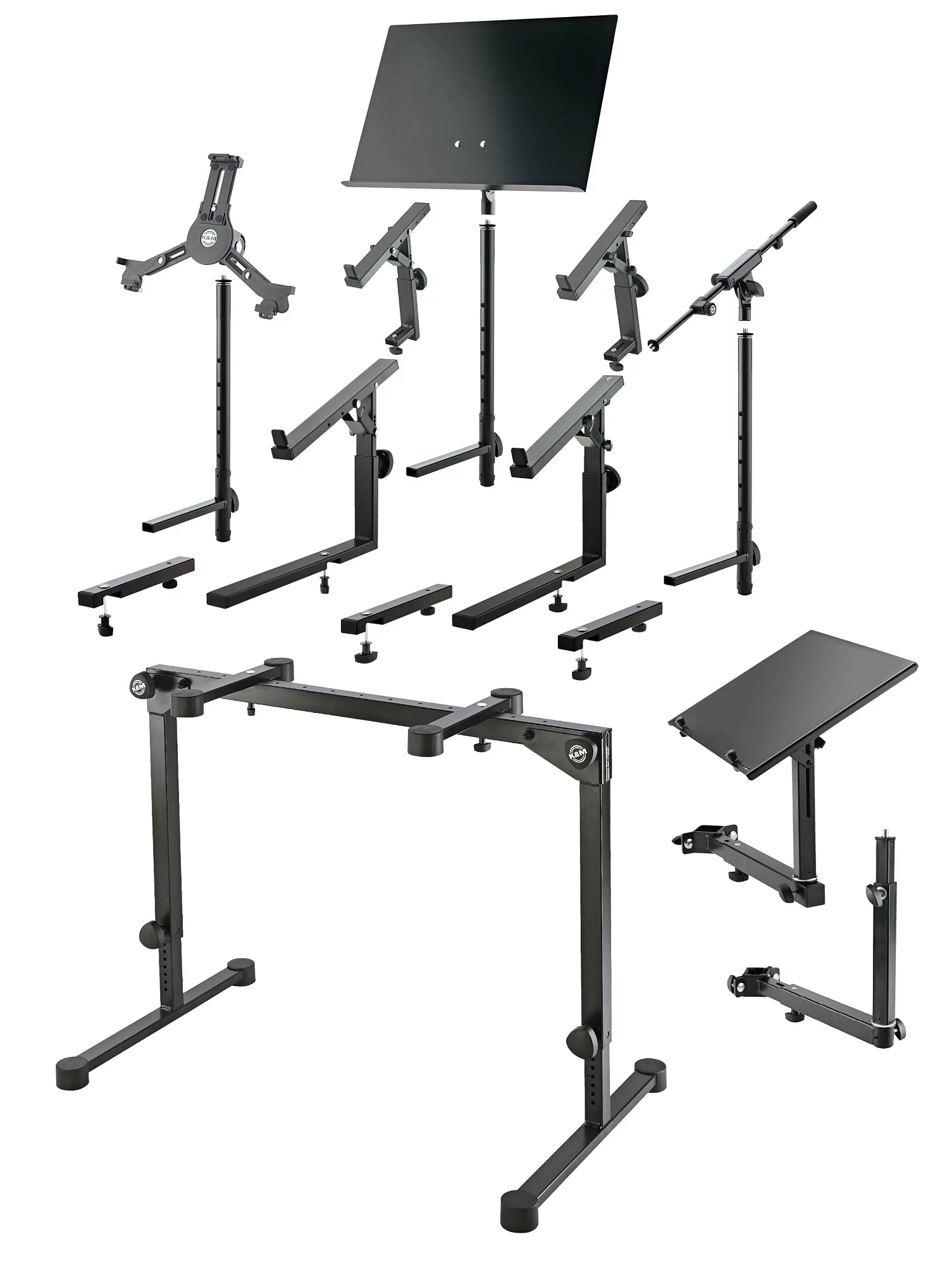 Стойка-стол для клавишных инструментов и микшерных пультов K&M 18820-019-55 7
