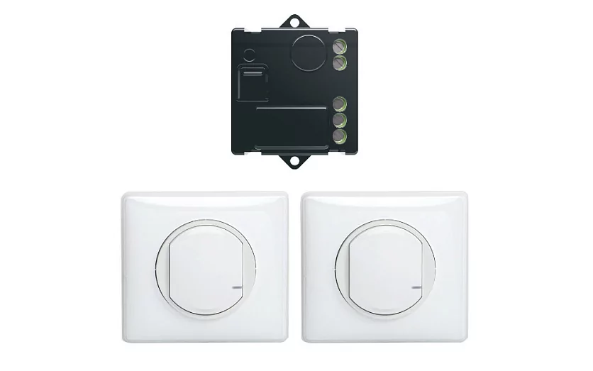 Пакет для управления освещением c 2х мест. Legrand Celiane with NETATMO
