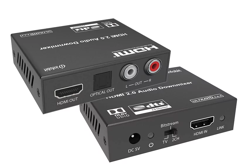Деэмбеддер HDMI 4K60 Infobit iTrans AD02 2