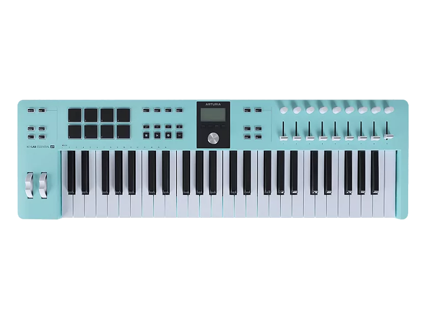 MIDI клавиатура Arturia KeyLab Essential 49 mk3 Aquamarine