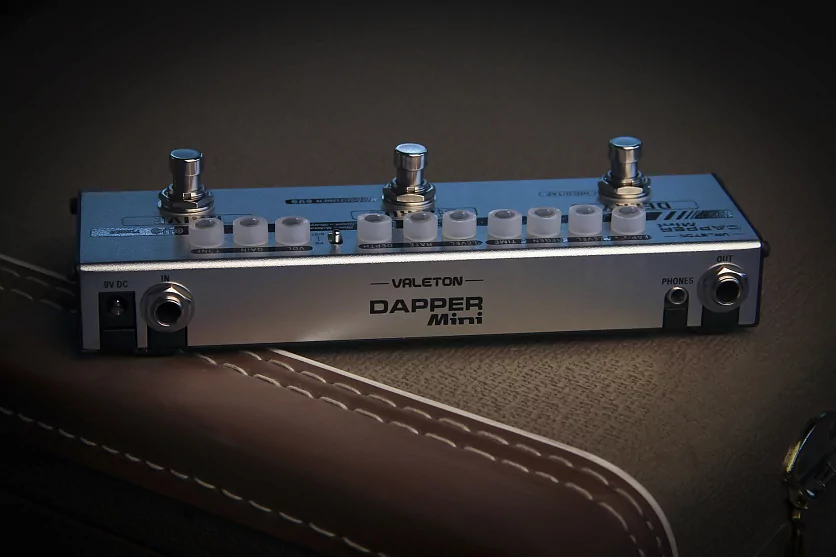 Напольная компактная гитарная педаль Dapper Mini Valeton MES-1 14