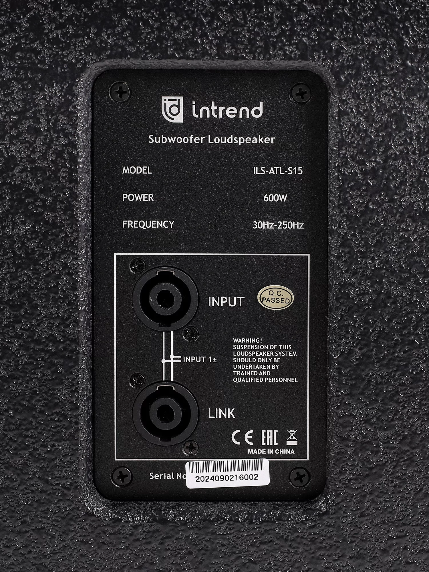 Сабвуфер Intrend ILS-ATL-S15 13