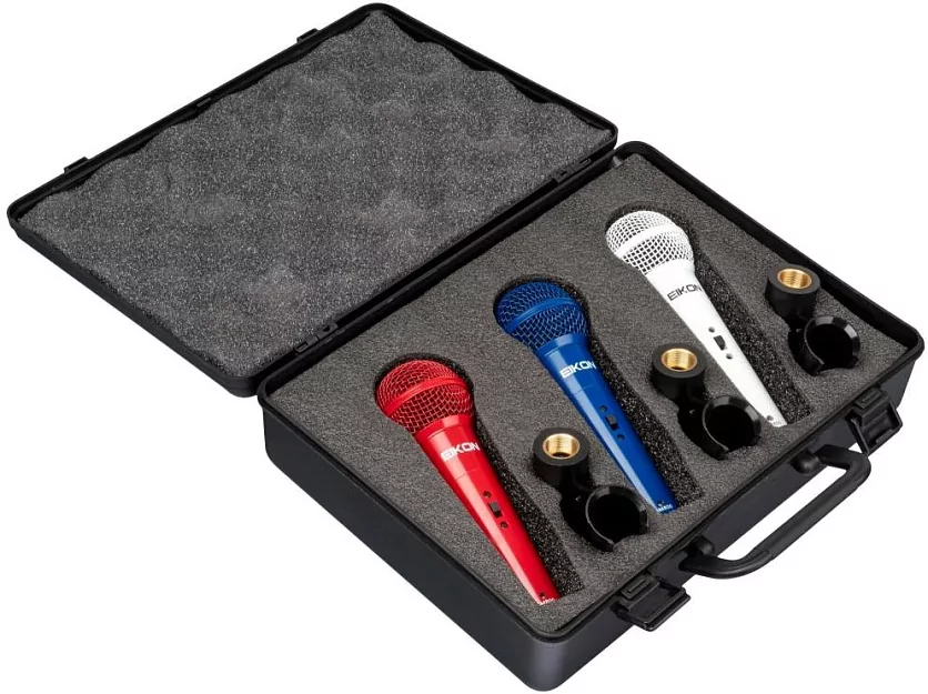 Комплект из 3-х вокальных микрофонов EIKON DM800KIT