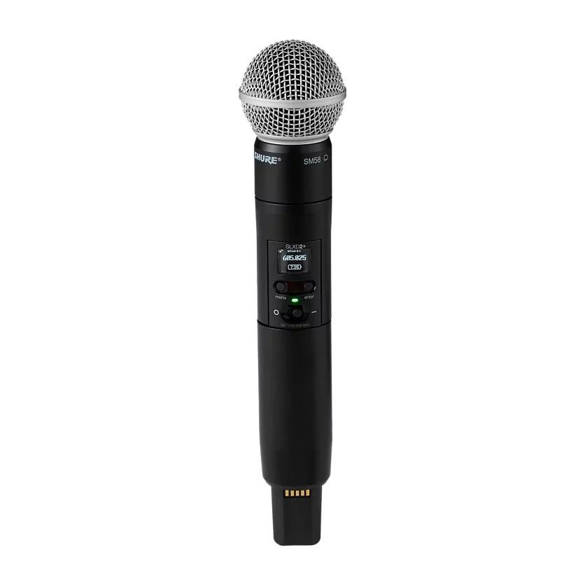 Цифровая двухканальная радиосистема SHURE SLXD24D+E/58-G65 3