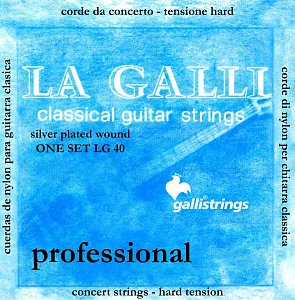 Комплект струн GALLI STRINGS LG40