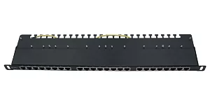 Патч-панель 19" Wize Pro W0.5U24CAT5E-SH 4