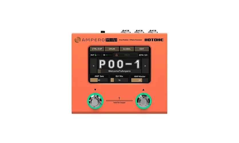 Процессор эффектов Hotone Ampero Mini (Orange)