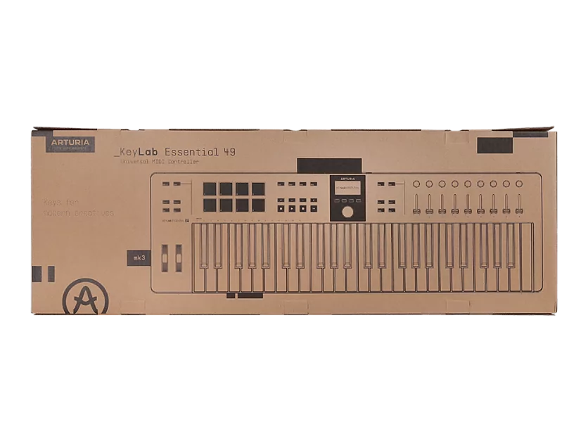 MIDI клавиатура Arturia KeyLab Essential 49 mk3 Rose Quartz 14