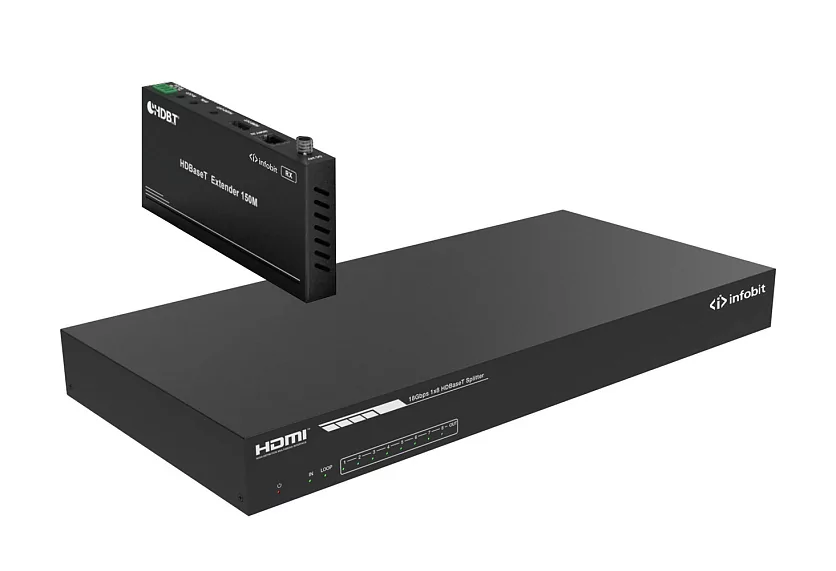 Усилитель - распределитель Infobit iSwitch 108H150 3