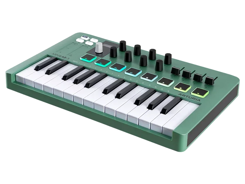 MIDI клавиатура Arturia MiniLAB 3 Mint Edition 3