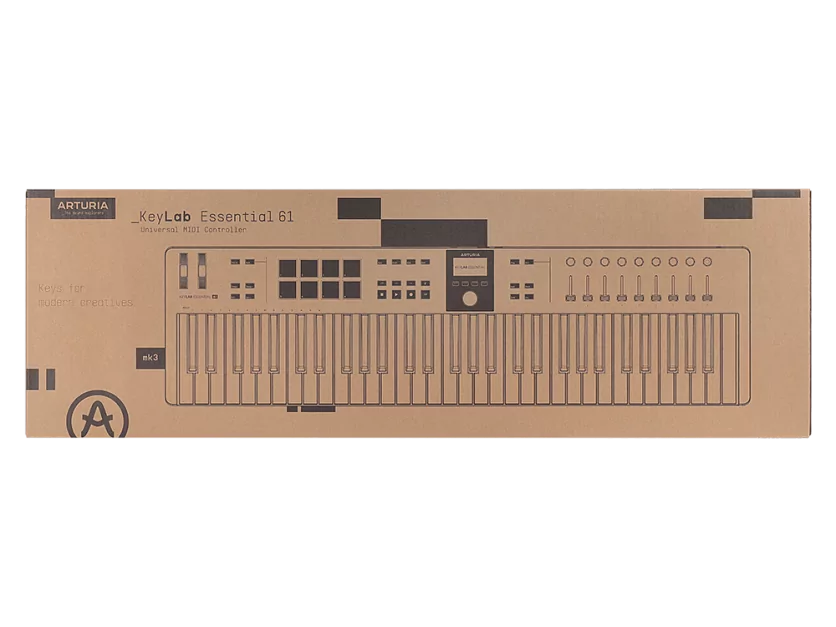 MIDI клавиатура Arturia KeyLab Essential 61 mk3 Rose Quartz 13