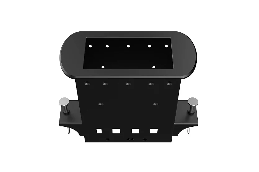 Прямоугольный металлический корпус Wize Pro WRTS-M-4BOX-B 3