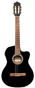 Электроакустическая гитара STAGG SCL60 TCE BLK 2