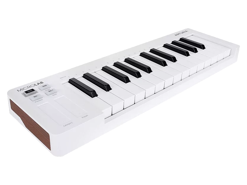 MIDI клавиатура Arturia MicroLab 3 White 2
