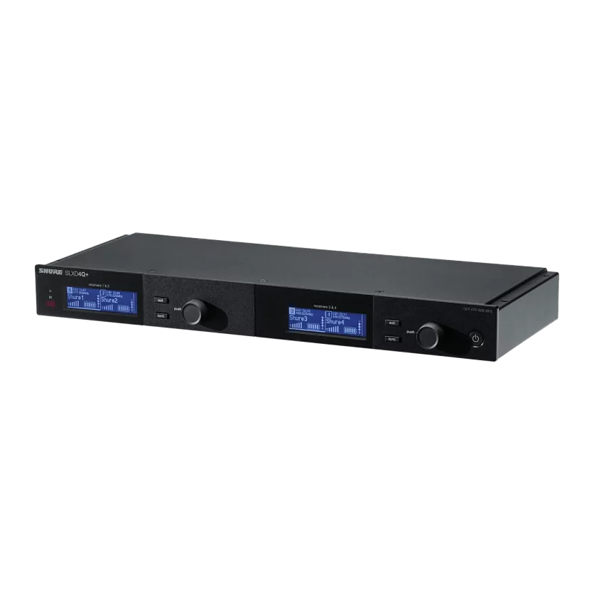 Четырехканальный приемник цифровой радиосистемы SLXD SHURE SLXD4Q+E=-G65 3