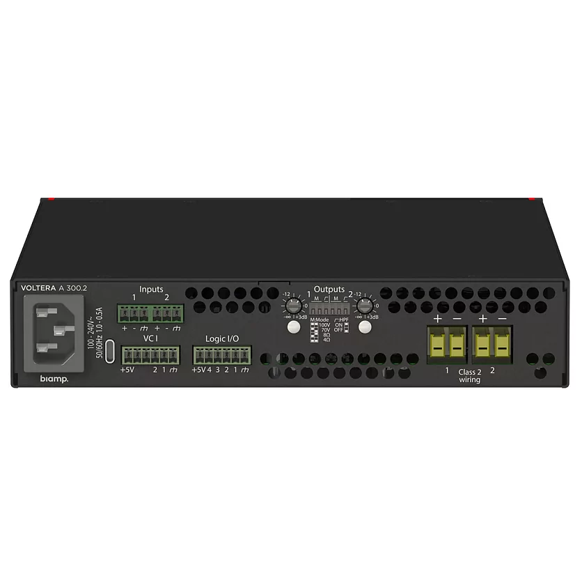 Двухканальный аналоговый усилитель Biamp Voltera A 300.2 2