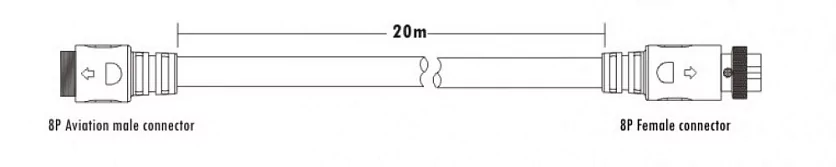 Кабель удлинительный ITC TS-20L 2