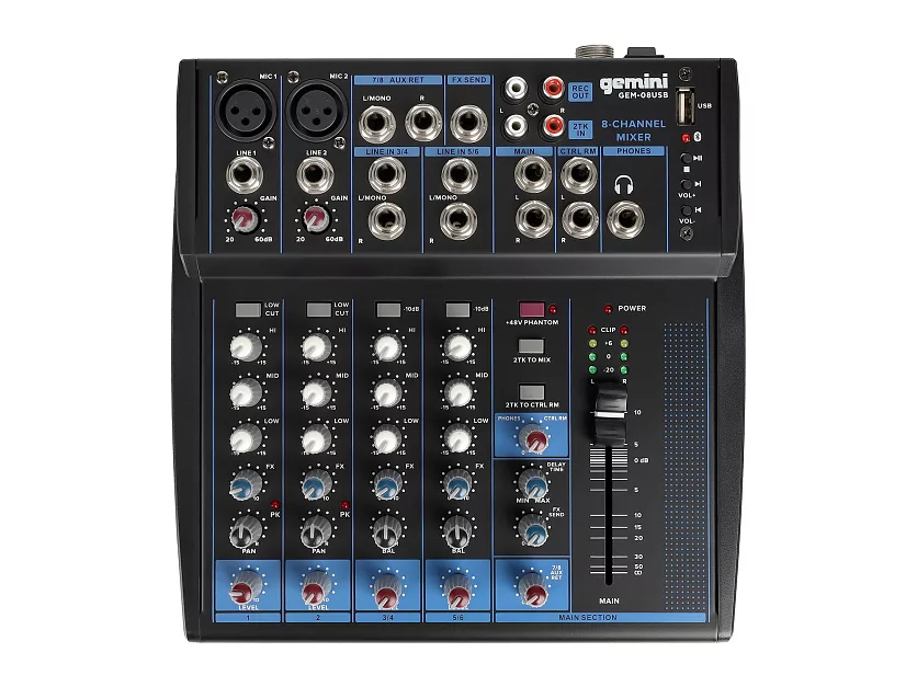 Микшер Gemini GEM-08USB 3