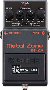 Гитарная педаль дисторшн Waza Craft (переиздание MT-2) BOSS MT-2W