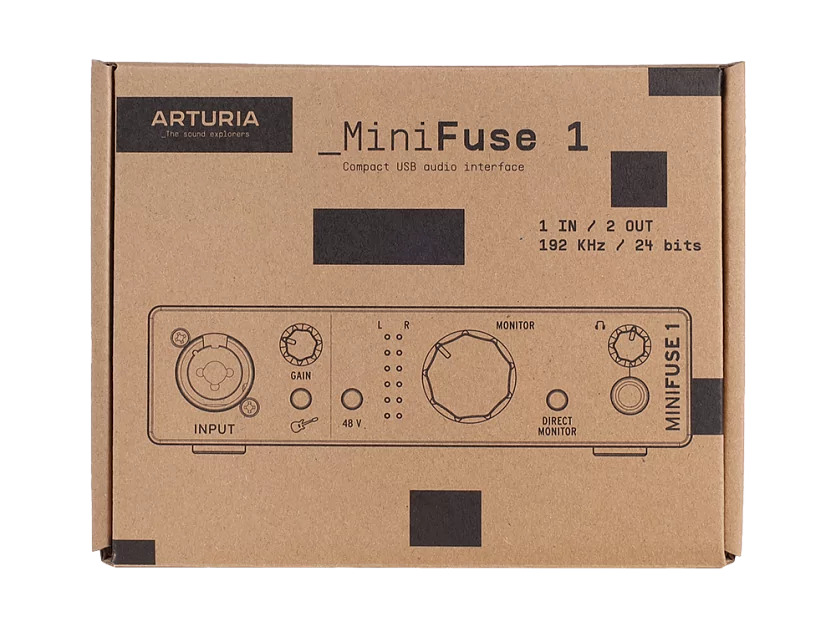Аудиоинтерфейс USB Arturia MiniFuse 1 White 15