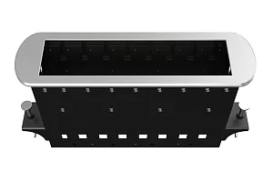 Прямоугольный металлический корпус Wize Pro WRTS-M-8BOX-S 3