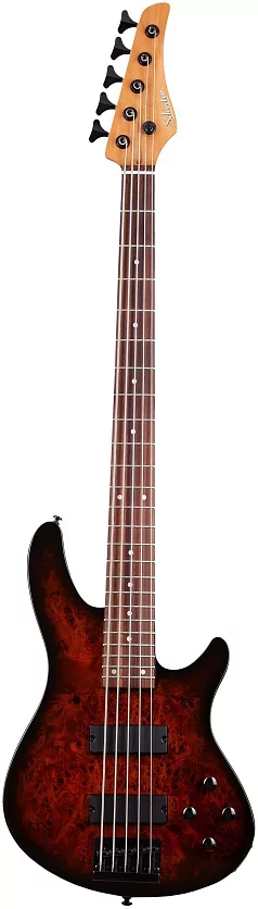 Бас-гитара SCHECTER C-5 STANDARD TOBACCO BURL TB