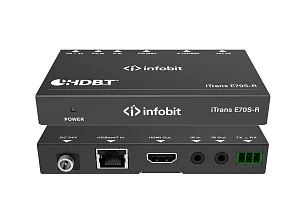 Комплект удлинителя сигнала HDMI Infobit iTrans E70S 2