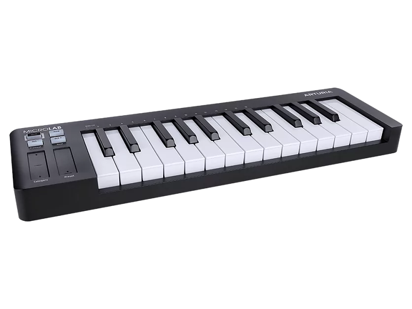 MIDI клавиатура Arturia MicroLab 3 Black 8