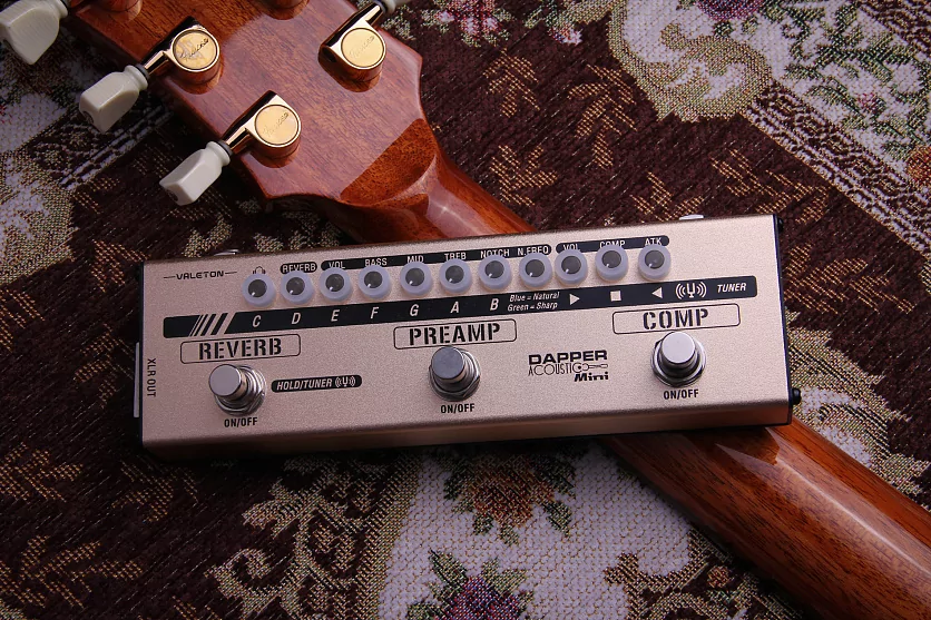Напольная компактная гитарная педаль Dapper Acoustic Mini Valeton MES-4 19