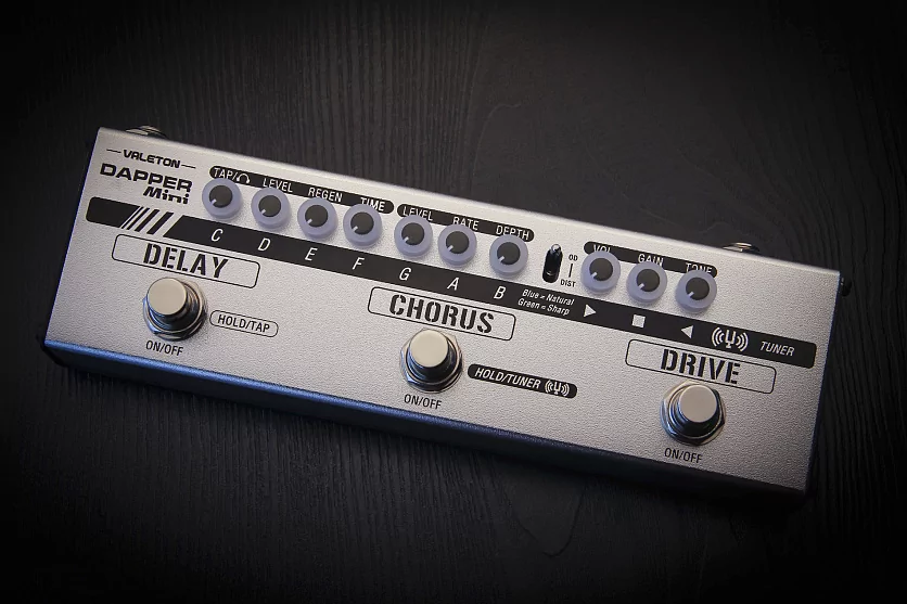 Напольная компактная гитарная педаль Dapper Mini Valeton MES-1 17