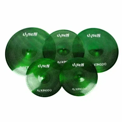 Комплект тарелок KINGDO LOW VOLUME SET 14"+16"+18"+20" GREEN