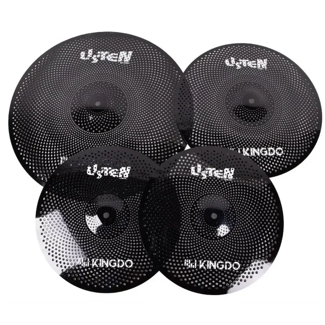 Комплект тарелок KINGDO LOW VOLUME SET 14"+16"+18"+20" BLACK