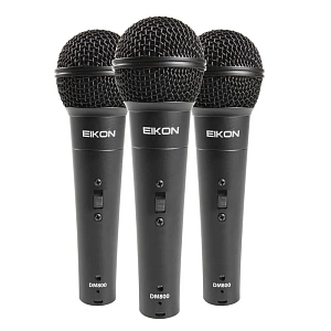 Комплект из 3-х вокальных микрофонов EIKON DM800KIT