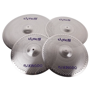 Комплект тарелок KINGDO LOW VOLUME SET 14"+16"+18"+20" SILVER