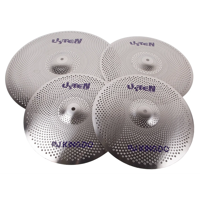 Комплект тарелок KINGDO LOW VOLUME SET 14"+16"+18"+20" SILVER
