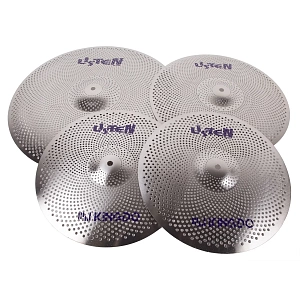 Комплект тарелок KINGDO LOW VOLUME SET 14"+16"+20" SILVER