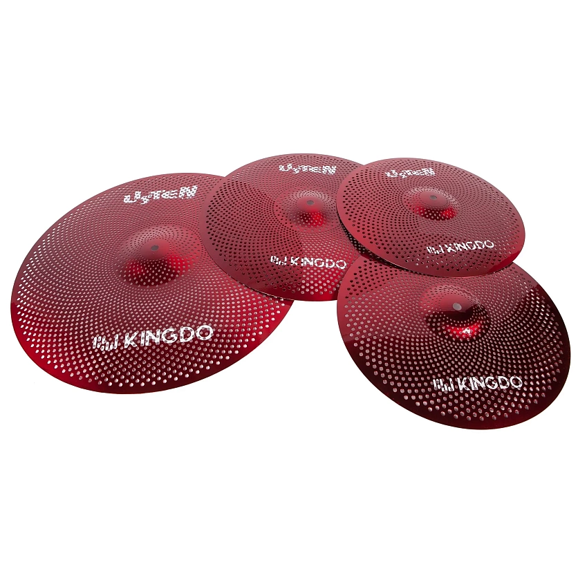 Комплект тарелок KINGDO LOW VOLUME SET 14"+16"+20" RED