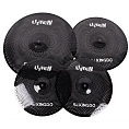 Комплект тарелок KINGDO LOW VOLUME SET 14"+16"+18"+20" BLACK