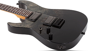 Электрогитара SCHECTER C-1 STANDARD LH BLACK FADE BURST BURL BFBB 3